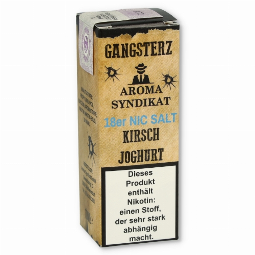 Gangsterz Kirsch-Joghurt Nikotinsalz Liquid 10ml 18mg