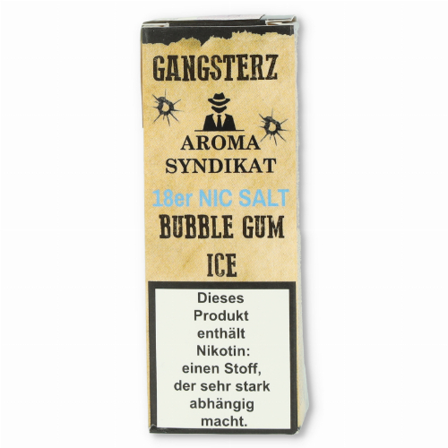 Gangsterz Bubble Gum Ice Nikotinsalz Liquid 10ml 18mg