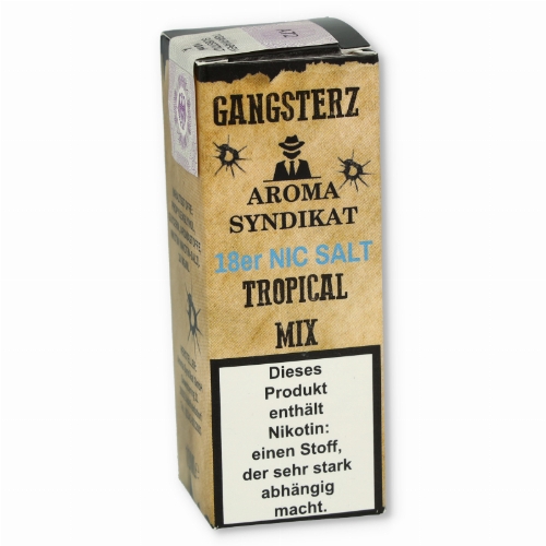 Gangsterzt Tropical Mix Nikotinsalz Liquid 10ml 18mg