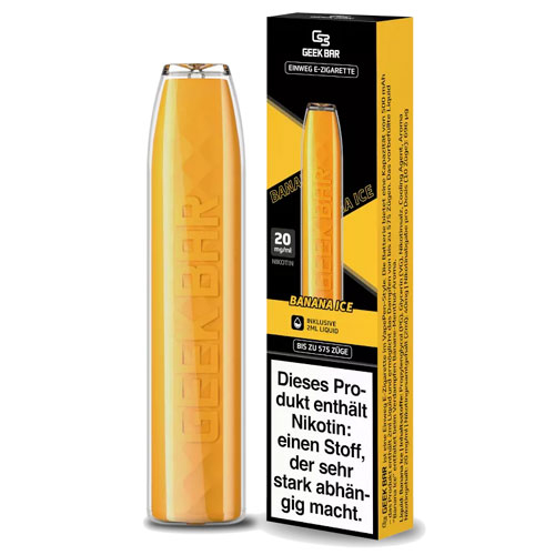 Geek Bar Banana-Ice Aroma Disposable E-Zigarette 20mg Nikotin