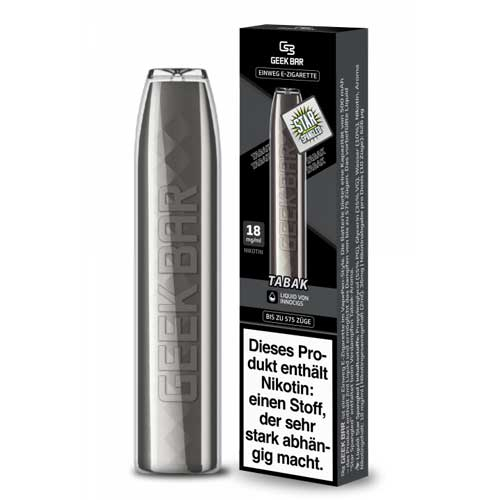 GeekBar Tabak 18mg Disposable E-Zigarette max. 575 Züge