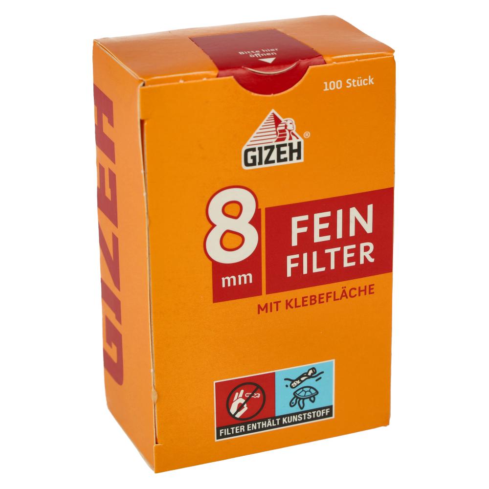 Gizeh Filter 8mm Zigarettenfilter 100 Stück
