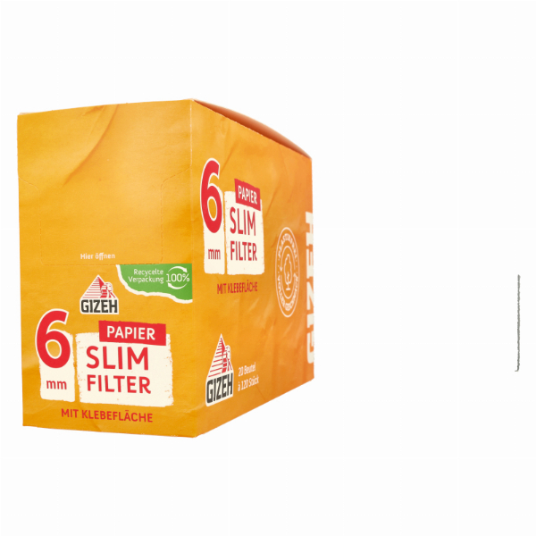 Gizeh Filter Slim 6 mm Zigarettenfilter 
