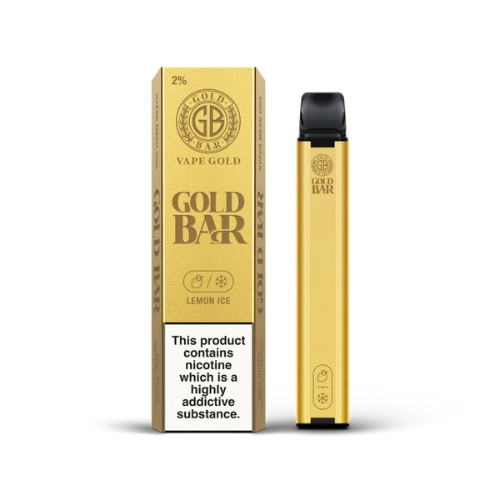 Gold Bar 600 Lemon Ice Einweg E-Zigarette 20mg