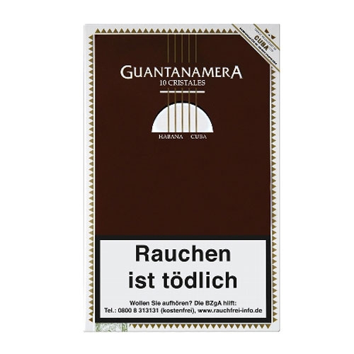 Guantanamera Zigarren Cristales Glastube 10Stk.