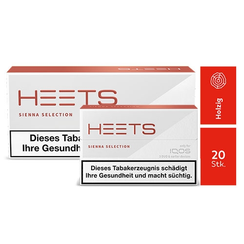 Heets Sienna Selection Red Tobacco Sticks für IQOS 1 x 20 Stück