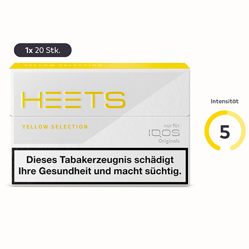 HEETS Yellow Selection Tobacco Sticks für IQOS 1 x 20 Stück