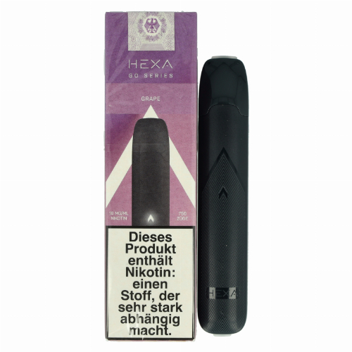 Hexa Go Grape Einweg E-Zigarette 18mg