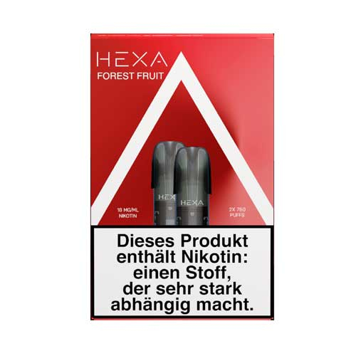 Hexa Pro Vape Pods Forest Fruit 2x2ml  18mg