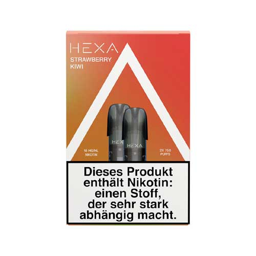 Hexa Pro Vape Pods Strawberry Kiwi 2x2ml  18mg