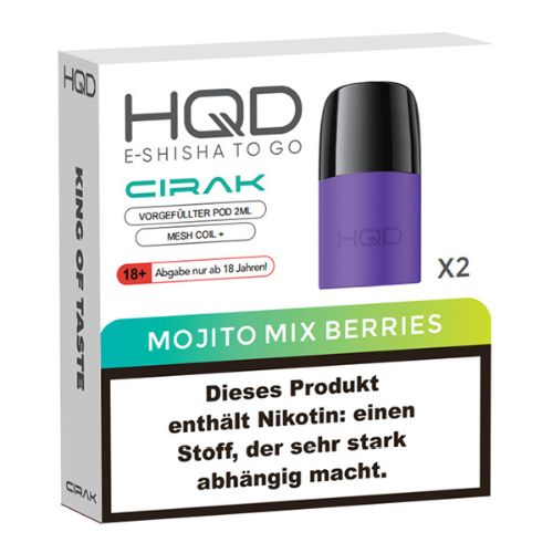 HQD CIRAK 2x2ml Pods Mojito Mix Berries 18mg