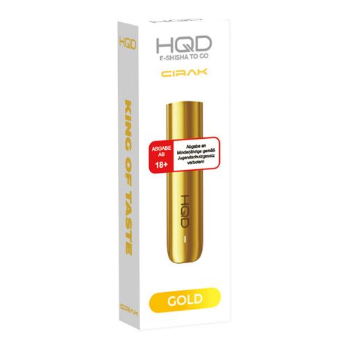 HQD CIRAK Akkuträger Gold E-Zigarette