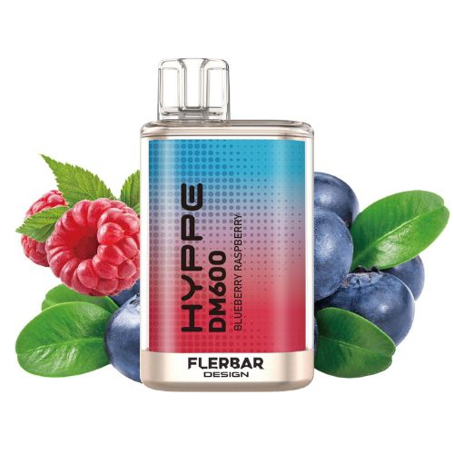 HYPPE DM600 by Flerbar Blueberry Raspberry Einweg E-Zigarette 20mg