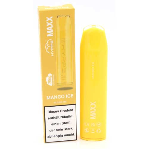 Hyppe Maxx 600 Einweg E-Zigarette Mango Ice Aroma 20mg