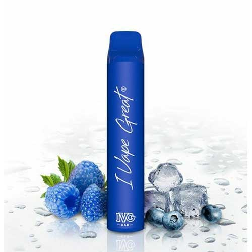 IVG Bar 800 Blue-Rasperry-Ice Aroma Einweg E-Shisha 20mg Nikotin