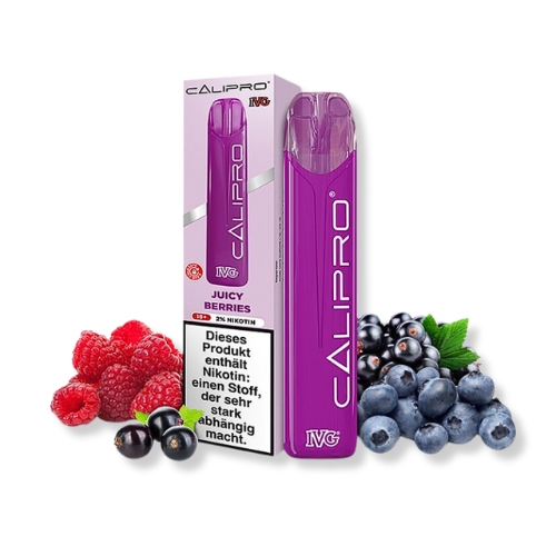 IVG Calipro Einweg E-Zigarette Juicy Berries 20mg