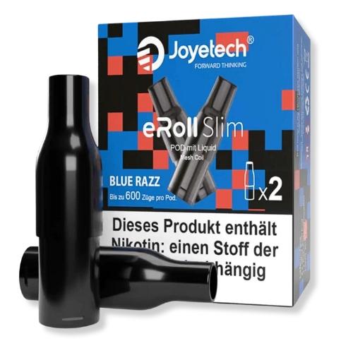 Joyetech eRoll Slim Blue Razz Prefilled Pod 2x2ml 20mg