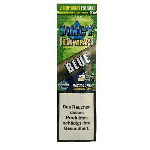 Juicy Blunts Hemp Wraps Blue 2Stk.