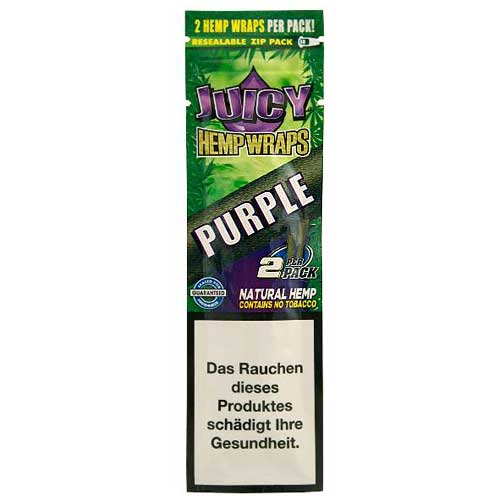 Juicy Blunts Hemp Wraps Purple (Grapefruit) 2Stk.