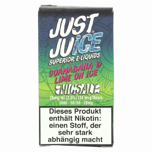 Just Juice Nikotinsalz Liquid Guanabana & Lime on Ice 20mg