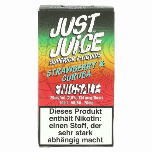 Just Juice Nikotinsalz Liquid Strawberry & Curuba 20mg