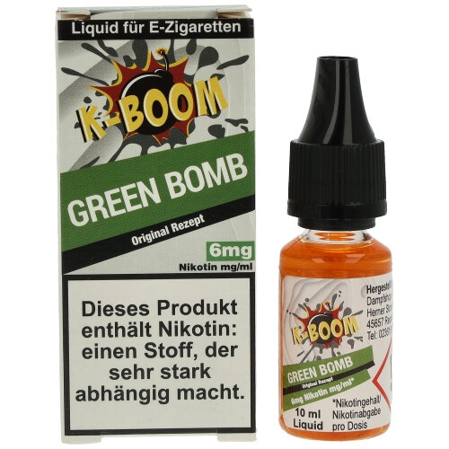 K-BOOM Green Bomb Original Rezept Liquid 10 ml 6mg