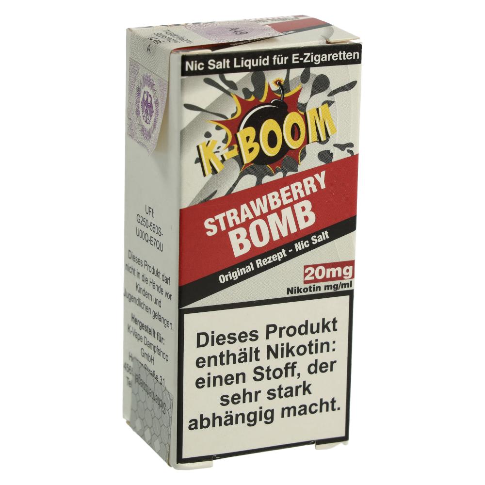 K-Boom Strawberry Bomb Nikotinsalz Liquid 20mg
