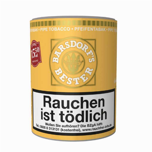 Käptn Barsdorf Bester Pfeifentabak Golden Pipe Blend (ehem. Honey and Rum) 160g Dose