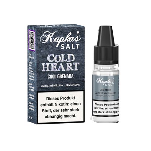 Kapkas Flava Salt Cold Heart Nikotinsalz Liquid 20 mg