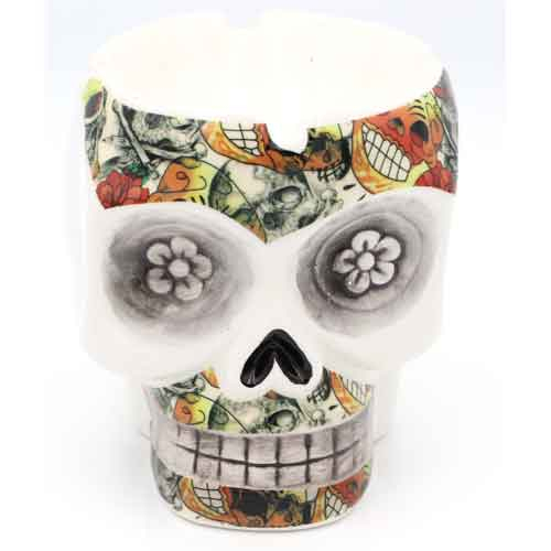 Keramik Aschenbecher Skull Nr.3