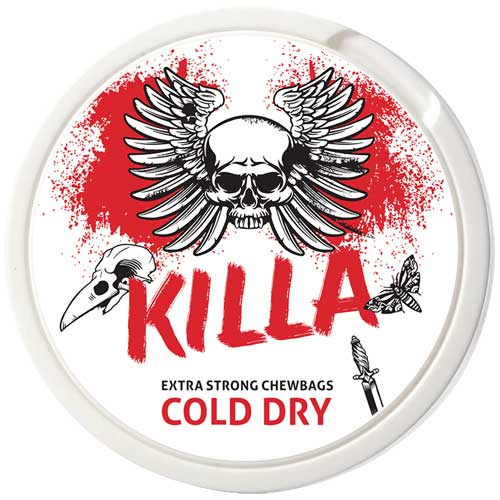 Killa Cold Dry Kautabak in Portionsbeutel