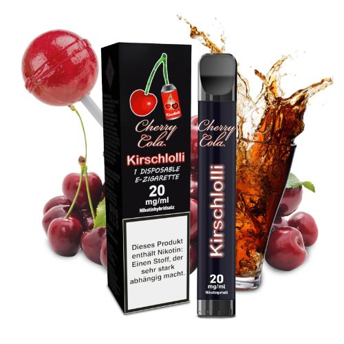Kirschlolli Cherry Cola Einweg E-Zigarette 20mg