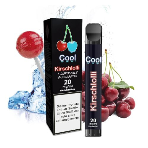 Kirschlolli Cool Einweg E-Zigarette 20mg