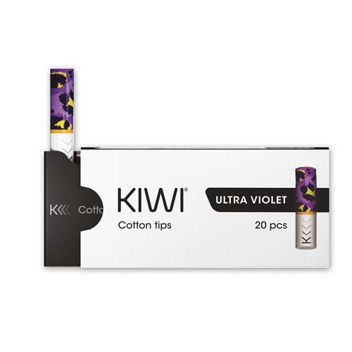 KIWI Cotton Filter Tips Ultra Violet 20Stk.