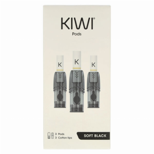 KIWI Pod mit Filter Tip 3Stk. schwarz