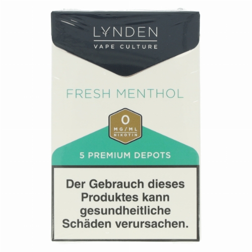 LYNDEN Depots Fresh Menthol 0mg Nikotin