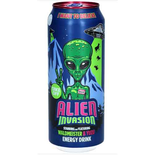 Take Off Alien Invasion Energy Drink
