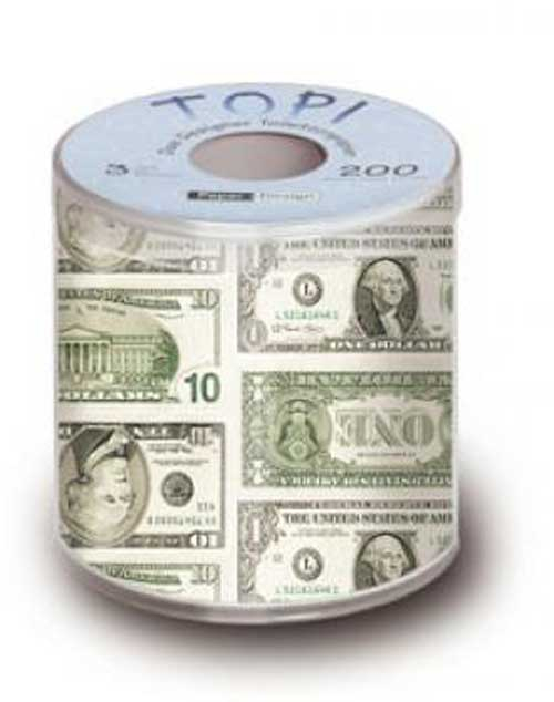Toilettenpapier Dollar