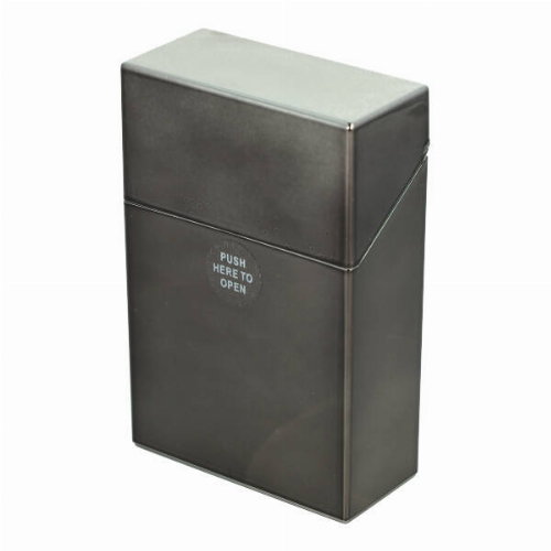 Champ Zigarettenbox für ca. 20 Stück metallicfarben silber-grau