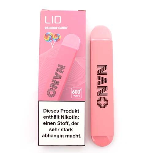 Lio Nano X 600 Einweg E-Zigarette Rainbow Candy 20mg