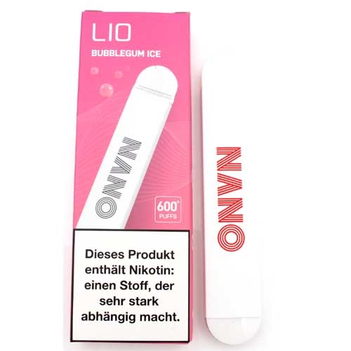 Lio Nano X 600 Einweg E-Zigarette Bubblegum Ice 20mg