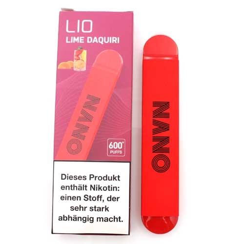 Lio Nano X 600 Einweg E-Zigarette Lime Daquiri 20mg