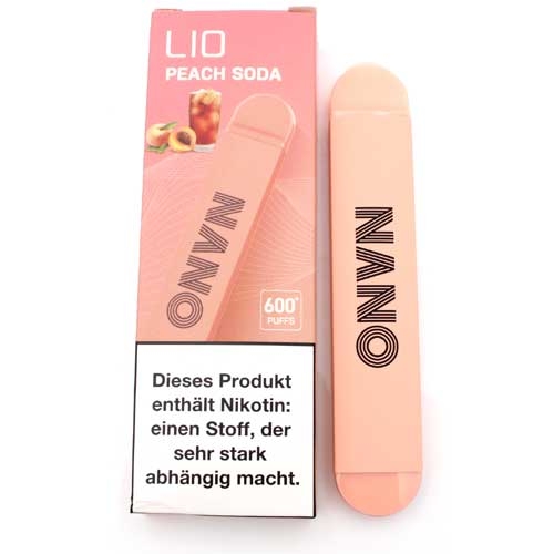 Lio Nano X 600 Einweg E-Zigarette Peach Soda 20mg