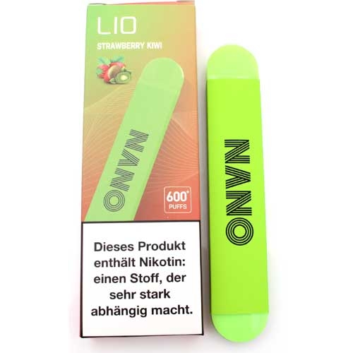 Lio Nano X 600 Einweg E-Zigarette Strawberry Kiwi 20mg