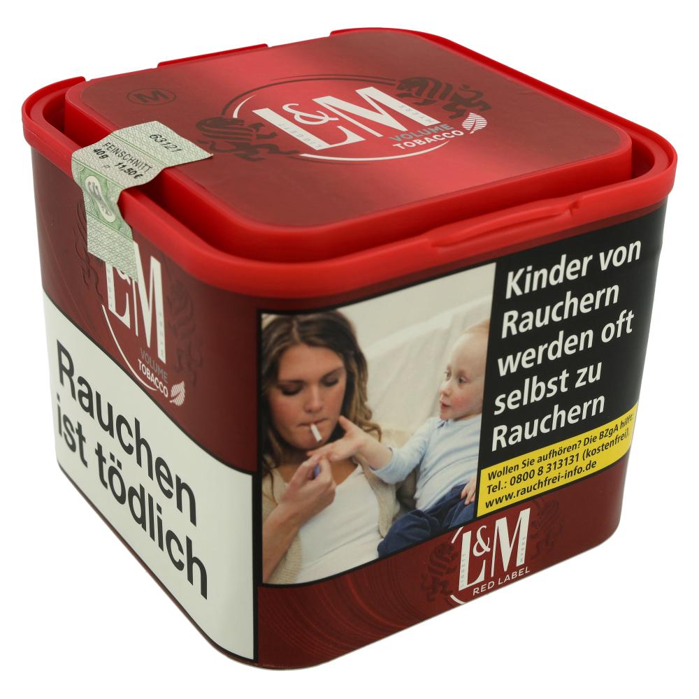 LM Volumentabak Rot 40g Dose Zigarettentabak