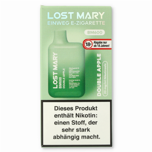 Lost Mary BM600 Double Apple Einweg E-Zigarette 20mg