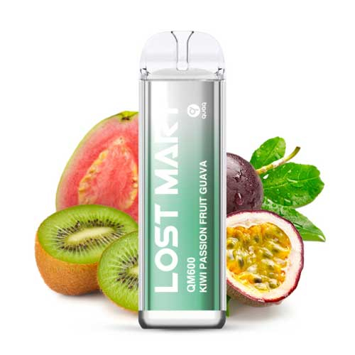 Lost Mary QM600 CP Einweg E-Zigarette Designed by Elfbar Kiwi Passion Fruit Guava 20mg