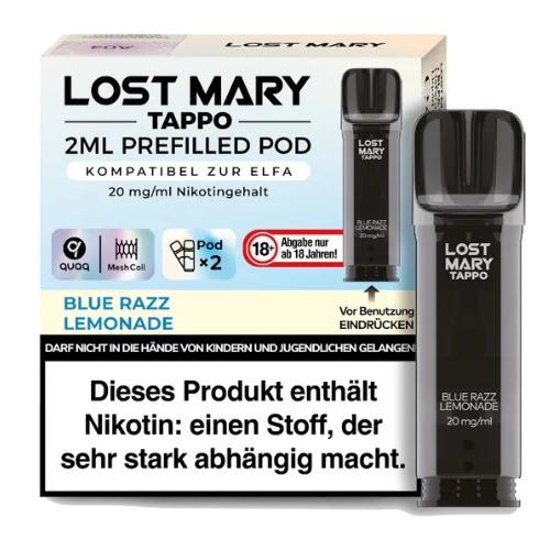 Lost Mary Tappo Pod Blue Razz Lemonade 20 mg/ml 2 x 2ml