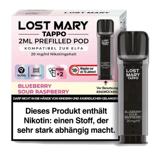 Lost Mary Tappo Pod Blueberry Sour Raspberry 20 mg/ml 2 x 2ml