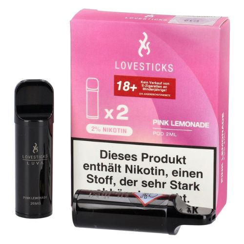 Lovesticks Pink Lemonade Prefilled Pod 2x2ml